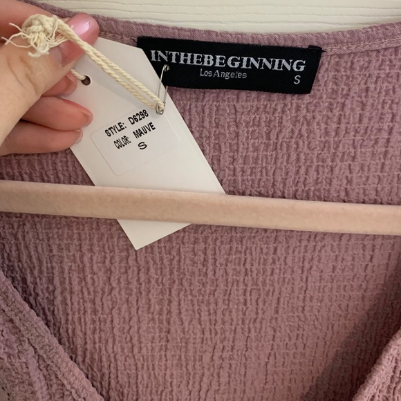 NWT mauve purple boho swing dress - Picture 4 of 6